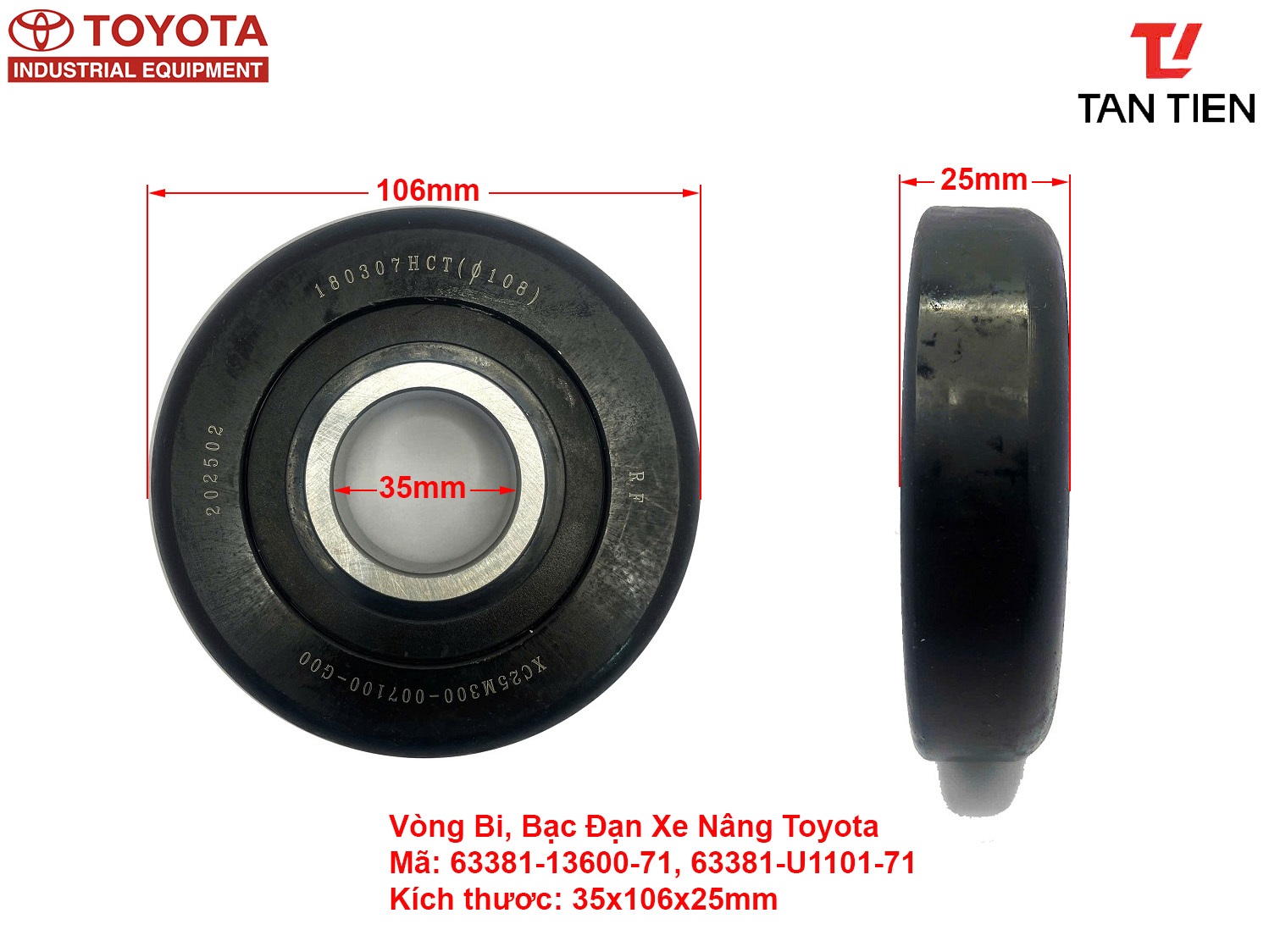 Vòng Bi Toyota 63381-U1101-71